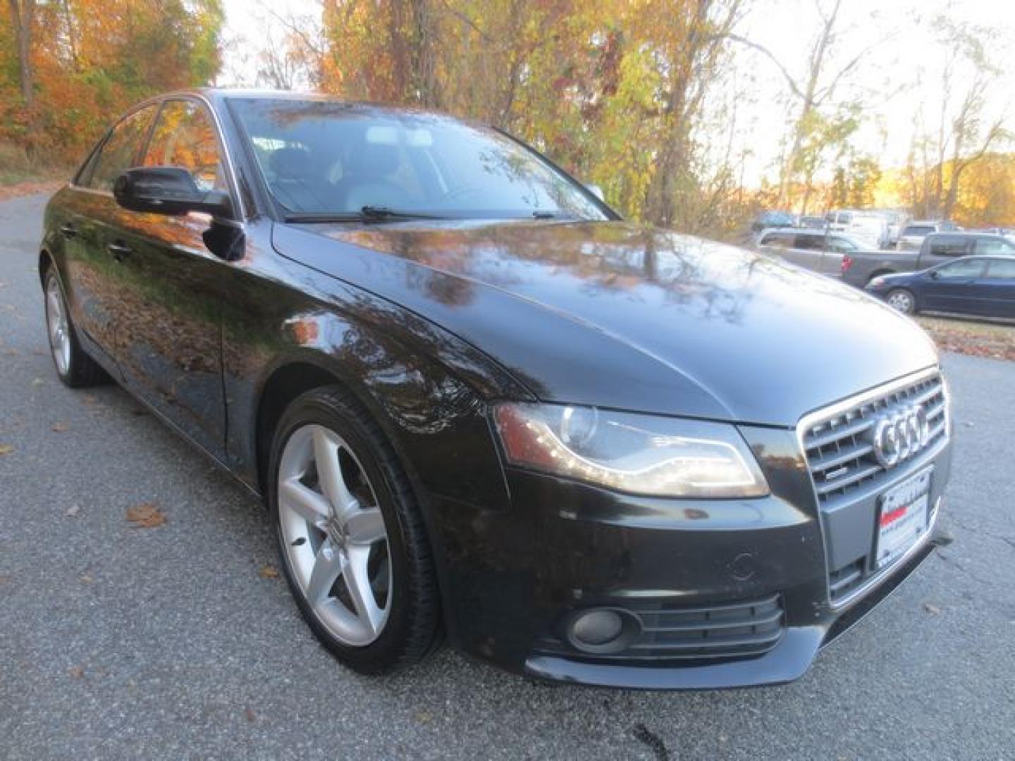 2012 Black /Black Audi A4 S-Line (WAUBFAFL0CN) with an 2.0L 4 cyl Turbo engine, Automatic transmission, located at 270 US Route 6, Mahopac, NY, 10541, (845) 621-0895, 41.349022, -73.755280 - Photo#1