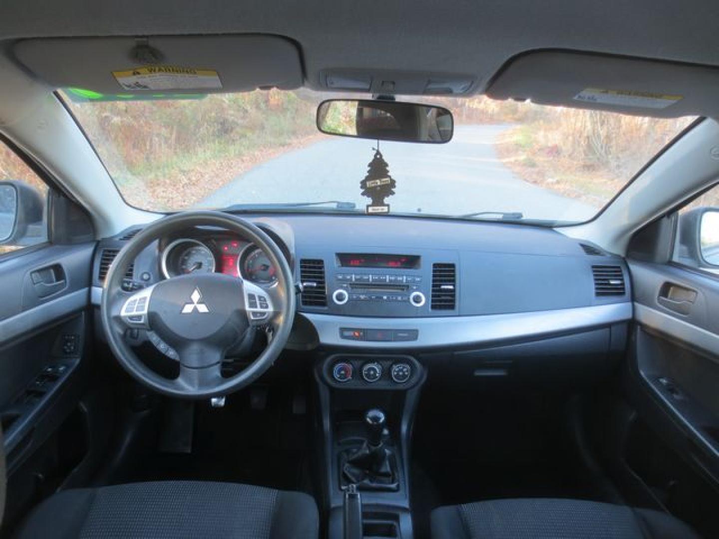 2008 Gray /Black Mitsubishi Lancer DE (JA3AU26U88U) with an 2.0L L4 SOHC 16V engine, 5spd Manual transmission, located at 270 US Route 6, Mahopac, NY, 10541, (845) 621-0895, 41.349022, -73.755280 - Photo#7