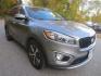 2017 Gray /Black Kia Sorento EX (5XYPHDA56HG) with an V-6 engine, Automatic transmission, located at 270 US Route 6, Mahopac, NY, 10541, (845) 621-0895, 41.349022, -73.755280 - Photo#1