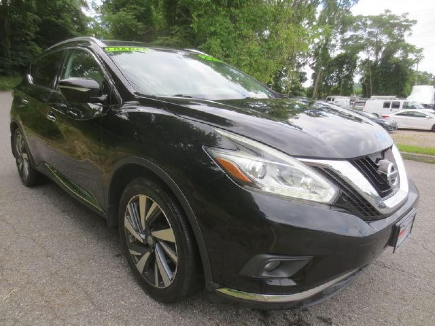 2015 Black /Beige Nissan Murano Platinum (5N1AZ2MH2FN) with an 3.5L V6 DOHC 24V engine, Continuously Variable Transmission transmission, located at 270 US Route 6, Mahopac, NY, 10541, (845) 621-0895, 41.349022, -73.755280 - Photo#1