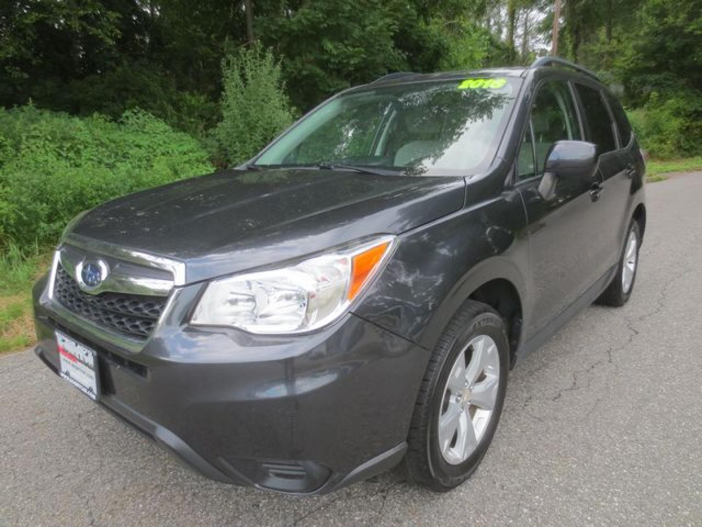 2016 Gray /Gray Subaru Forester Premium (JF2SJADC0GH) with an 2.5L 4cyl engine, Automatic transmission, located at 270 US Route 6, Mahopac, NY, 10541, (845) 621-0895, 41.349022, -73.755280 - Photo#0