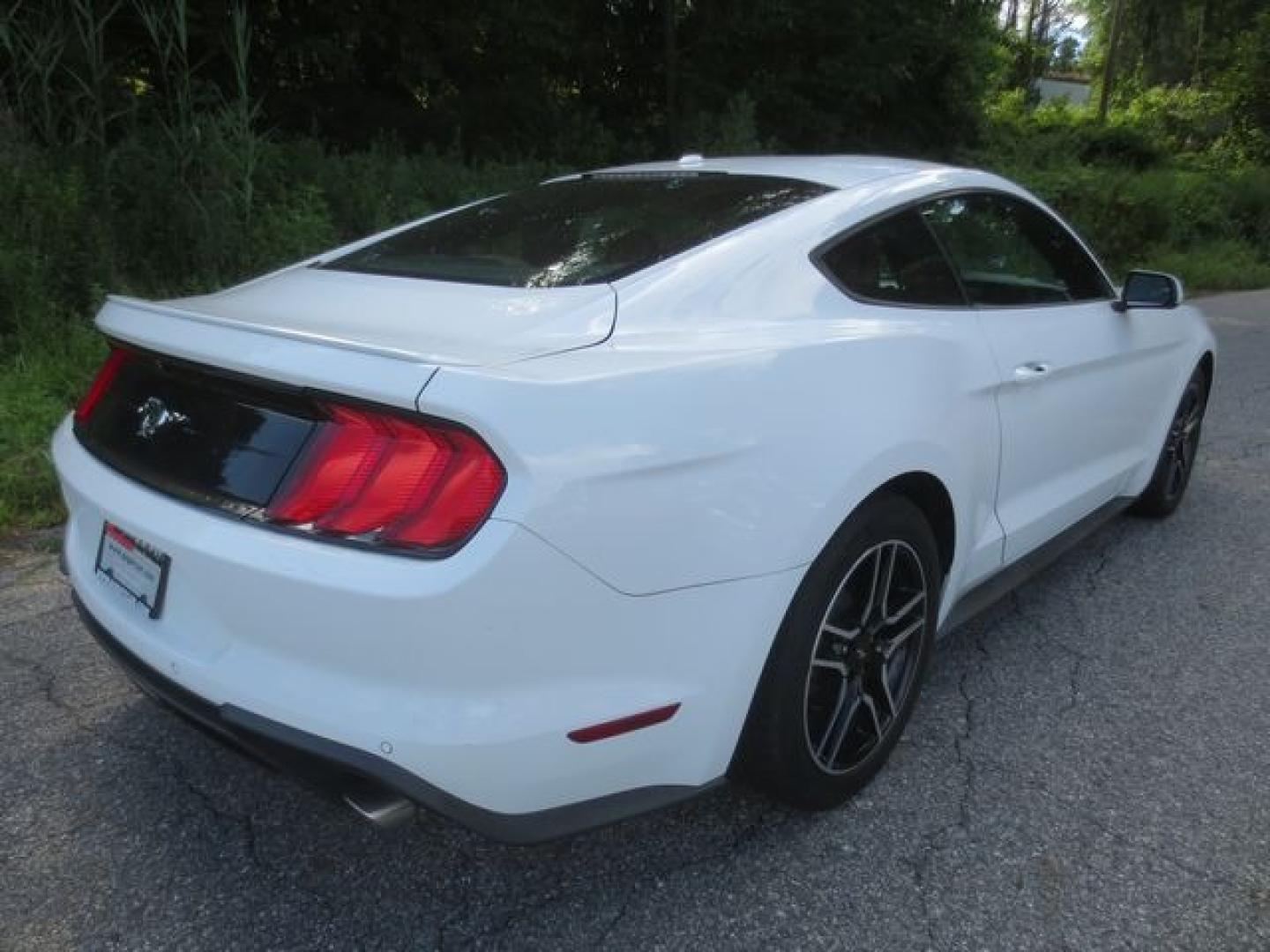 2018 White /Red Ford Mustang ECOBOOST (1FA6P8TH6J5) with an 2.3l 4cyl TURBO engine, Automatic transmission, located at 270 US Route 6, Mahopac, NY, 10541, (845) 621-0895, 41.349022, -73.755280 - Photo#3