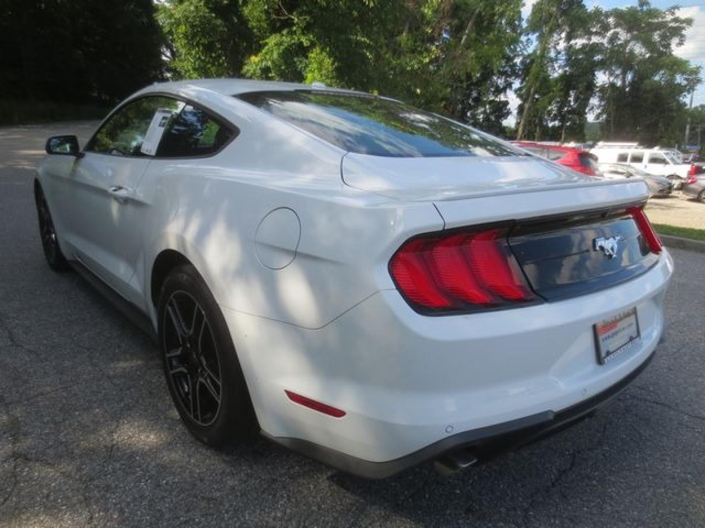 2018 White /Red Ford Mustang ECOBOOST (1FA6P8TH6J5) with an 2.3l 4cyl TURBO engine, Automatic transmission, located at 270 US Route 6, Mahopac, NY, 10541, (845) 621-0895, 41.349022, -73.755280 - Photo#4