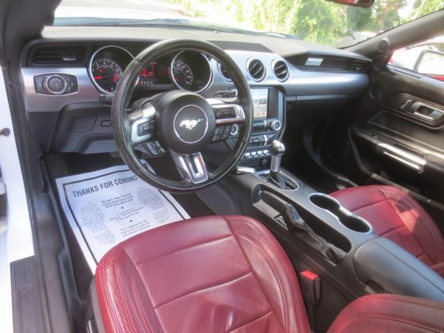 2018 White /Red Ford Mustang ECOBOOST (1FA6P8TH6J5) with an 2.3l 4cyl TURBO engine, Automatic transmission, located at 270 US Route 6, Mahopac, NY, 10541, (845) 621-0895, 41.349022, -73.755280 - Photo#7