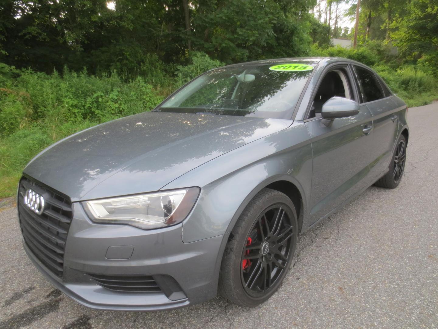 2015 Gray /Black Audi A3 PREMIUM (WAUBFGFF0F1) with an 2.0L 4cyl TURBO engine, Automatic transmission, located at 270 US Route 6, Mahopac, NY, 10541, (845) 621-0895, 41.349022, -73.755280 - Photo#0