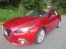 2015 Red /Black Mazda MAZDA3 S Grand Touring (JM1BM1M37F1) with an 2.5L L4 DOHC 16V engine, 6-Speed Automatic transmission, located at 270 US Route 6, Mahopac, NY, 10541, (845) 621-0895, 41.349022, -73.755280 - Photo#0