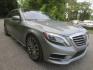 2014 Gray /Saddle Mercedes-Benz S-Class S550 4MATIC (WDDUG8FB6EA) with an 4.7L V8 DOHC 24V engine, 7-Speed Automatic transmission, located at 270 US Route 6, Mahopac, NY, 10541, (845) 621-0895, 41.349022, -73.755280 - Photo#1