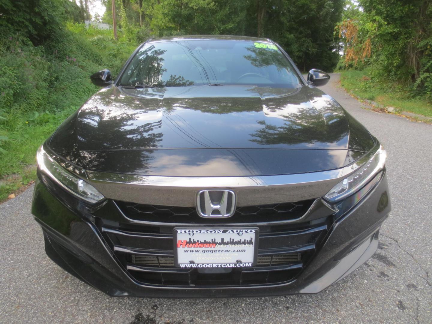 2018 /Black Honda Accord Sport (1HGCV1F38JA) with an 1.5L L4 DOHC 16V engine, Automatic transmission, located at 270 US Route 6, Mahopac, NY, 10541, (845) 621-0895, 41.349022, -73.755280 - Photo#2