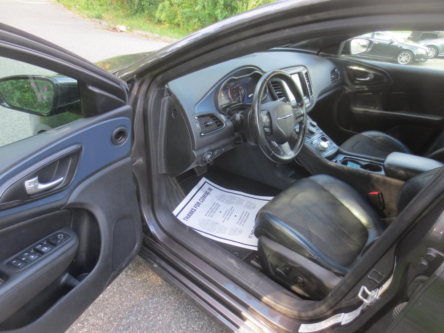 2016 Gray /Black Blue Chrysler 200 S (1C3CCCBB1GN) with an 2.4L L4 DOHC 16V engine, Automatic transmission, located at 270 US Route 6, Mahopac, NY, 10541, (845) 621-0895, 41.349022, -73.755280 - Photo#6