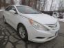 2012 White /Beige Hyundai Sonata GLS (5NPEB4AC5CH) with an 2.4L L4 DOHC 16V engine, Automatic transmission, located at 270 US Route 6, Mahopac, NY, 10541, (845) 621-0895, 41.349022, -73.755280 - Photo#1