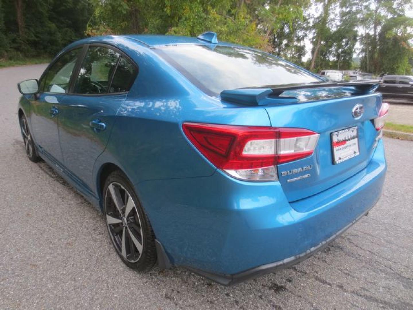 2018 Blue /Black Subaru Impreza 2.0i Sport CVT 4-Door (4S3GKAK66J3) with an 2.0L H4 DOHC 16V engine, CVT transmission, located at 270 US Route 6, Mahopac, NY, 10541, (845) 621-0895, 41.349022, -73.755280 - Photo#4