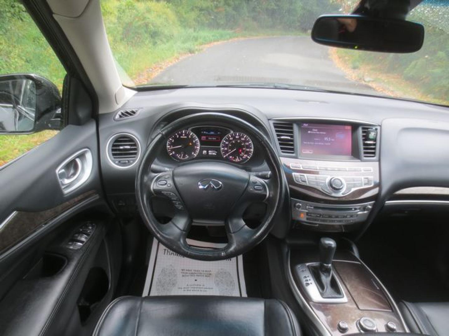 2014 Black /Black Infiniti JX Base AWD (5N1AL0MM0EC) with an 3.5L V6 DOHC 24V engine, Continuously Variable Transmission transmission, located at 270 US Route 6, Mahopac, NY, 10541, (845) 621-0895, 41.349022, -73.755280 - Photo#8