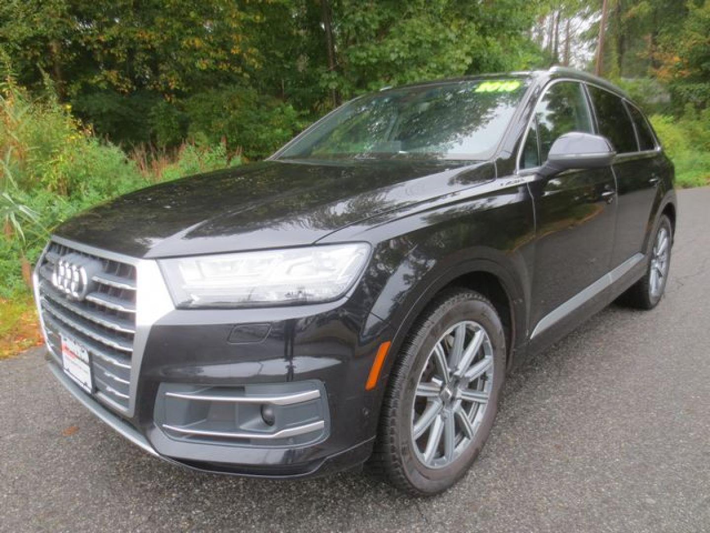 2019 Black /Black Audi Q7 2.0 Premium Plus (WA1LHAF71KD) with an 2.0L L4 DOHC 16V TURBO engine, Automatic 8 Speed transmission, located at 270 US Route 6, Mahopac, NY, 10541, (845) 621-0895, 41.349022, -73.755280 - Photo#0