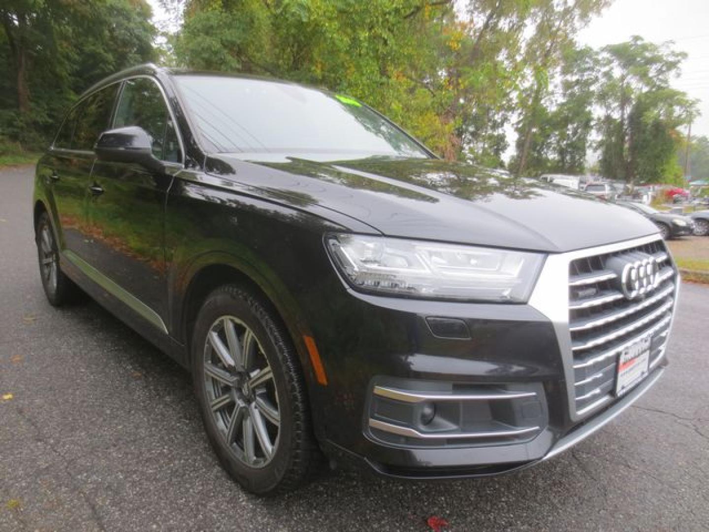 2019 Black /Black Audi Q7 2.0 Premium Plus (WA1LHAF71KD) with an 2.0L L4 DOHC 16V TURBO engine, Automatic 8 Speed transmission, located at 270 US Route 6, Mahopac, NY, 10541, (845) 621-0895, 41.349022, -73.755280 - Photo#1