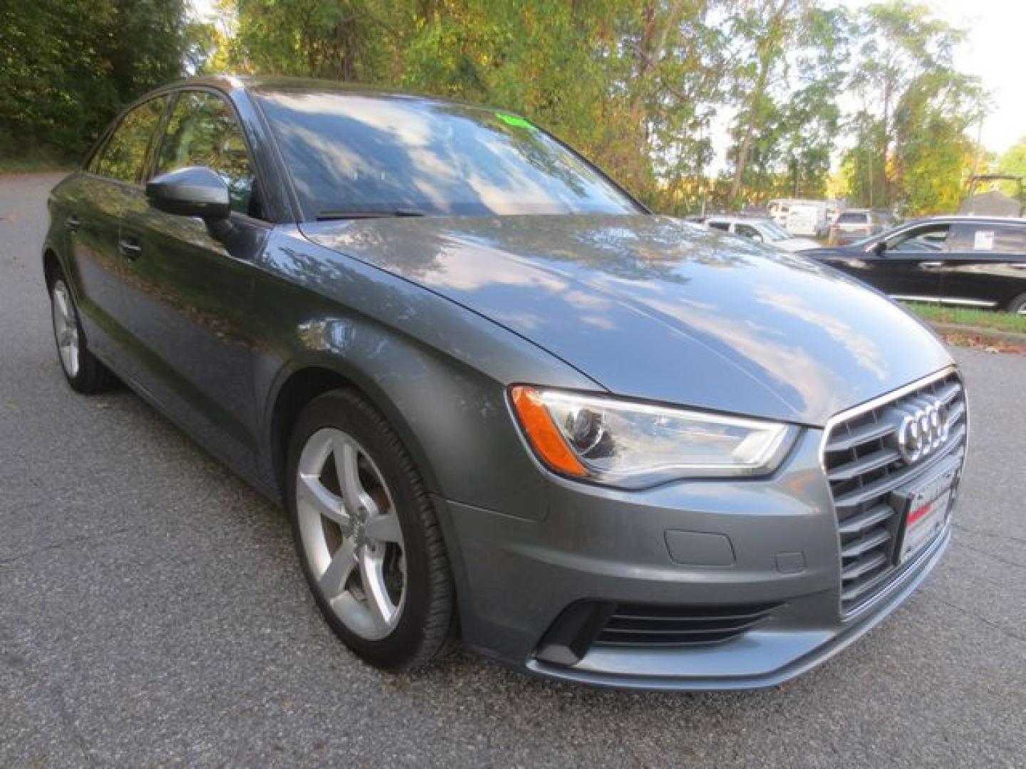 2015 Gray /Black Audi A3 1.8T Premium FWD S tronic (WAUACGFF9F1) with an 1.8L L4 DOHC 16V engine, 6-Speed Automatic transmission, located at 270 US Route 6, Mahopac, NY, 10541, (845) 621-0895, 41.349022, -73.755280 - Photo#1