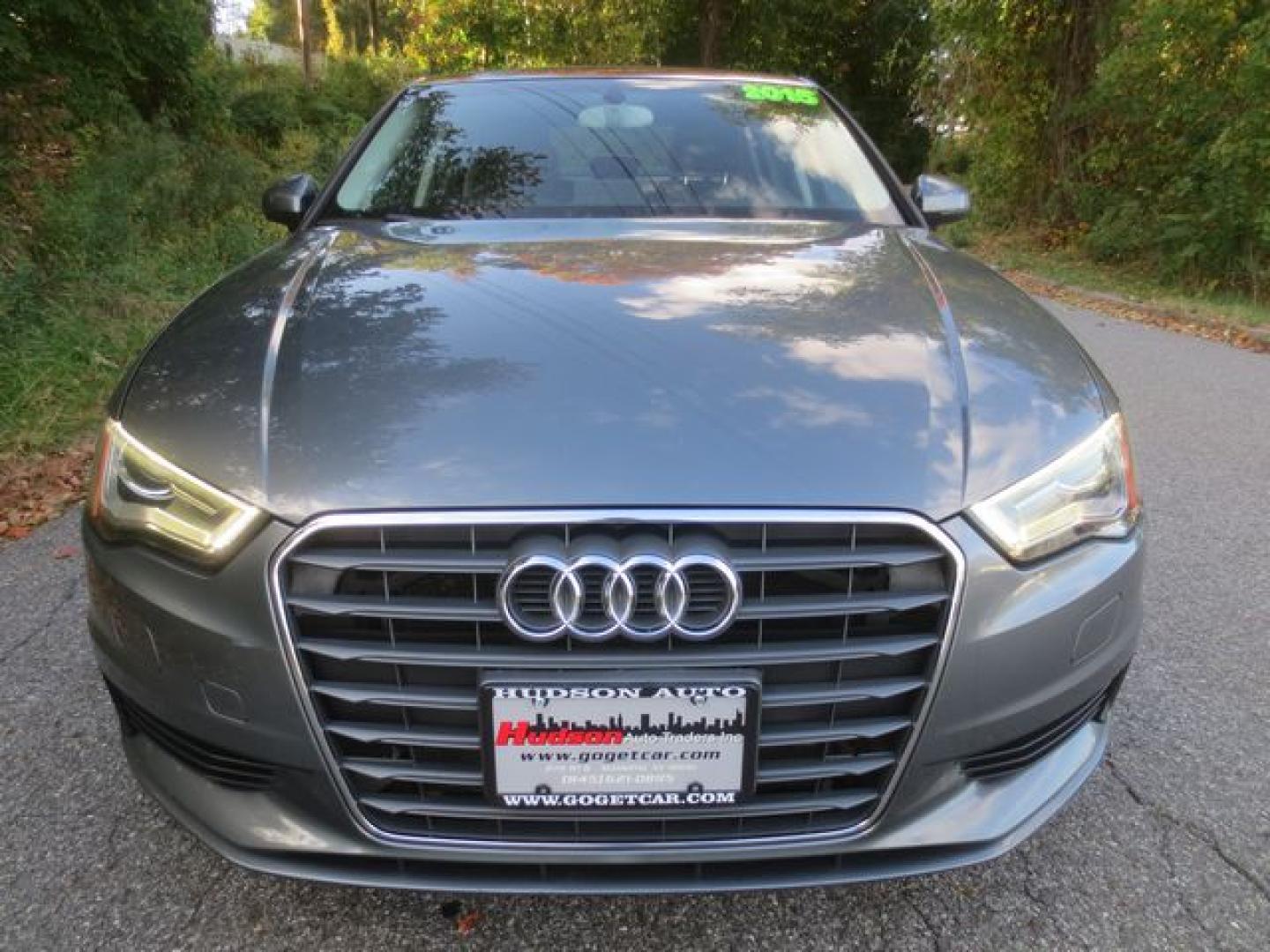 2015 Gray /Black Audi A3 1.8T Premium FWD S tronic (WAUACGFF9F1) with an 1.8L L4 DOHC 16V engine, 6-Speed Automatic transmission, located at 270 US Route 6, Mahopac, NY, 10541, (845) 621-0895, 41.349022, -73.755280 - Photo#2