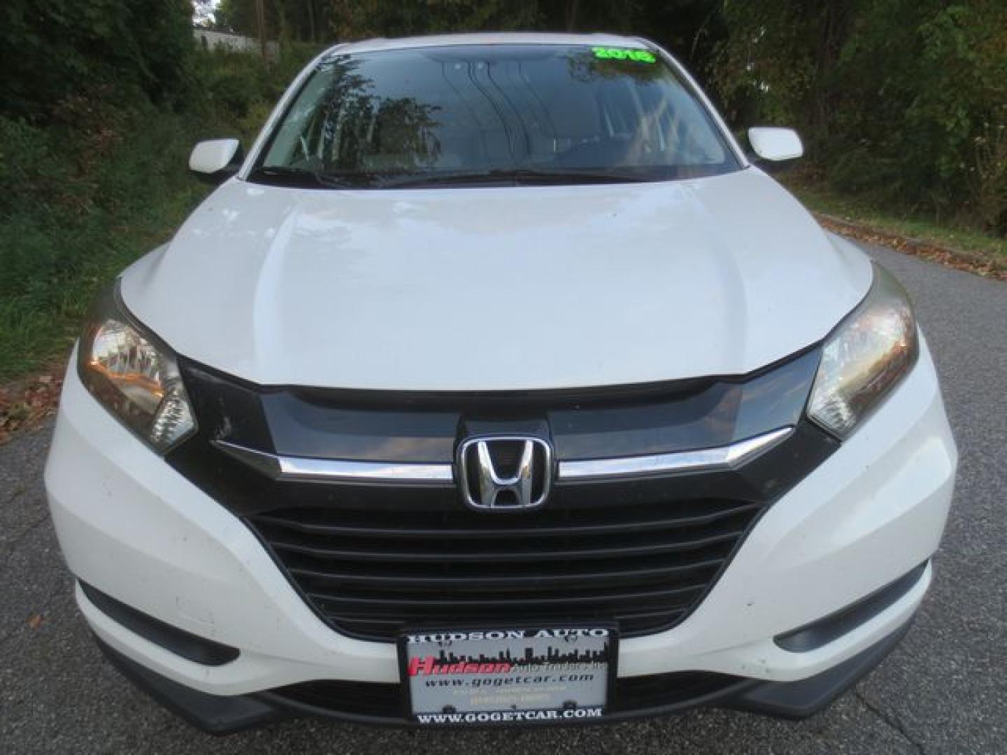 2016 White /Gray Honda HR-V LX (3CZRU6H36GM) with an 1.8L L4 DOHC 16V engine, 5-Speed Automatic transmission, located at 270 US Route 6, Mahopac, NY, 10541, (845) 621-0895, 41.349022, -73.755280 - Photo#2