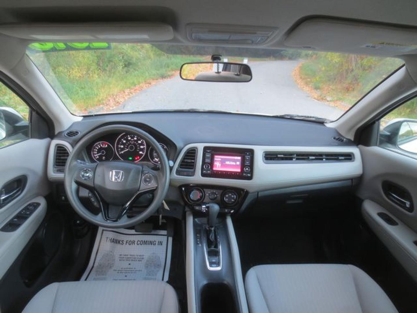 2016 White /Gray Honda HR-V LX (3CZRU6H36GM) with an 1.8L L4 DOHC 16V engine, 5-Speed Automatic transmission, located at 270 US Route 6, Mahopac, NY, 10541, (845) 621-0895, 41.349022, -73.755280 - Photo#7