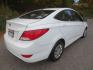 2016 White /Gray Hyundai Accent SE 4-Door 6A (KMHCT4AE7GU) with an 1.6L L4 DOHC 16V engine, 6-SPEED MANUAL transmission, located at 270 US Route 6, Mahopac, NY, 10541, (845) 621-0895, 41.349022, -73.755280 - Photo#3