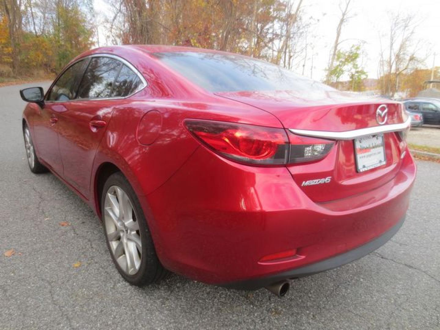 2017 Red /Black Mazda Mazda6 Touring (JM1GL1V56H1) with an 2.5L L4 DOHC 16V engine, Automatic transmission, located at 270 US Route 6, Mahopac, NY, 10541, (845) 621-0895, 41.349022, -73.755280 - Photo#5