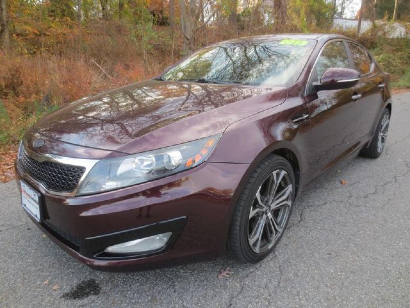 2013 Red /Beige Kia Optima LX (5XXGM4A74DG) with an 2.4L L4 DOHC 16V engine, Automatic transmission, located at 270 US Route 6, Mahopac, NY, 10541, (845) 621-0895, 41.349022, -73.755280 - Photo#0