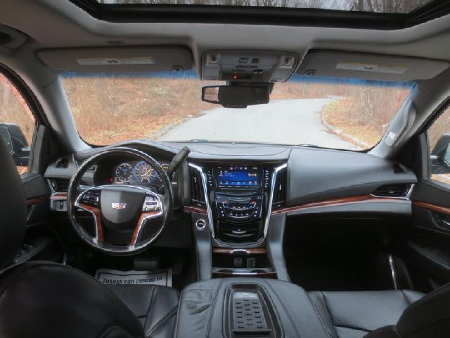 2015 Black /Black Cadillac Escalade Luxury 4WD (1GYS4MKJ7FR) with an 6.2L V8 OHV 16V FFV engine, 8-Speed Automatic transmission, located at 270 US Route 6, Mahopac, NY, 10541, (845) 621-0895, 41.349022, -73.755280 - Photo#8