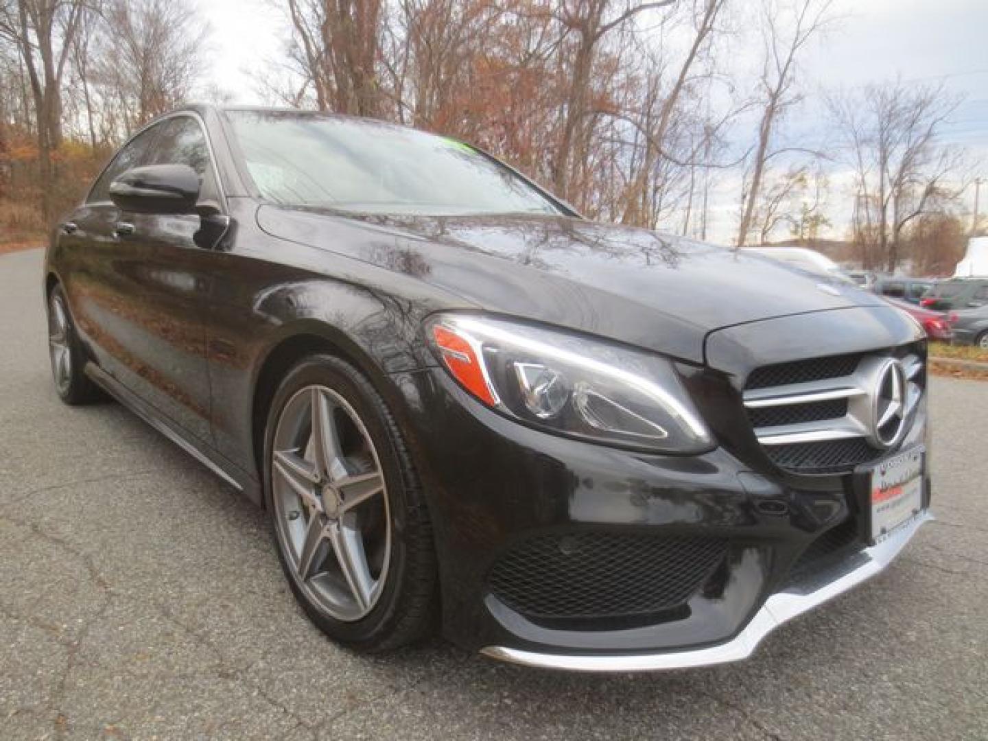 2016 Black /Black Mercedes-Benz C-Class (55SWF4KB3GU) with an 2.0L L4 DOHC 16V TURBO engine, Automatic 7 Speed transmission, located at 270 US Route 6, Mahopac, NY, 10541, (845) 621-0895, 41.349022, -73.755280 - Photo#1