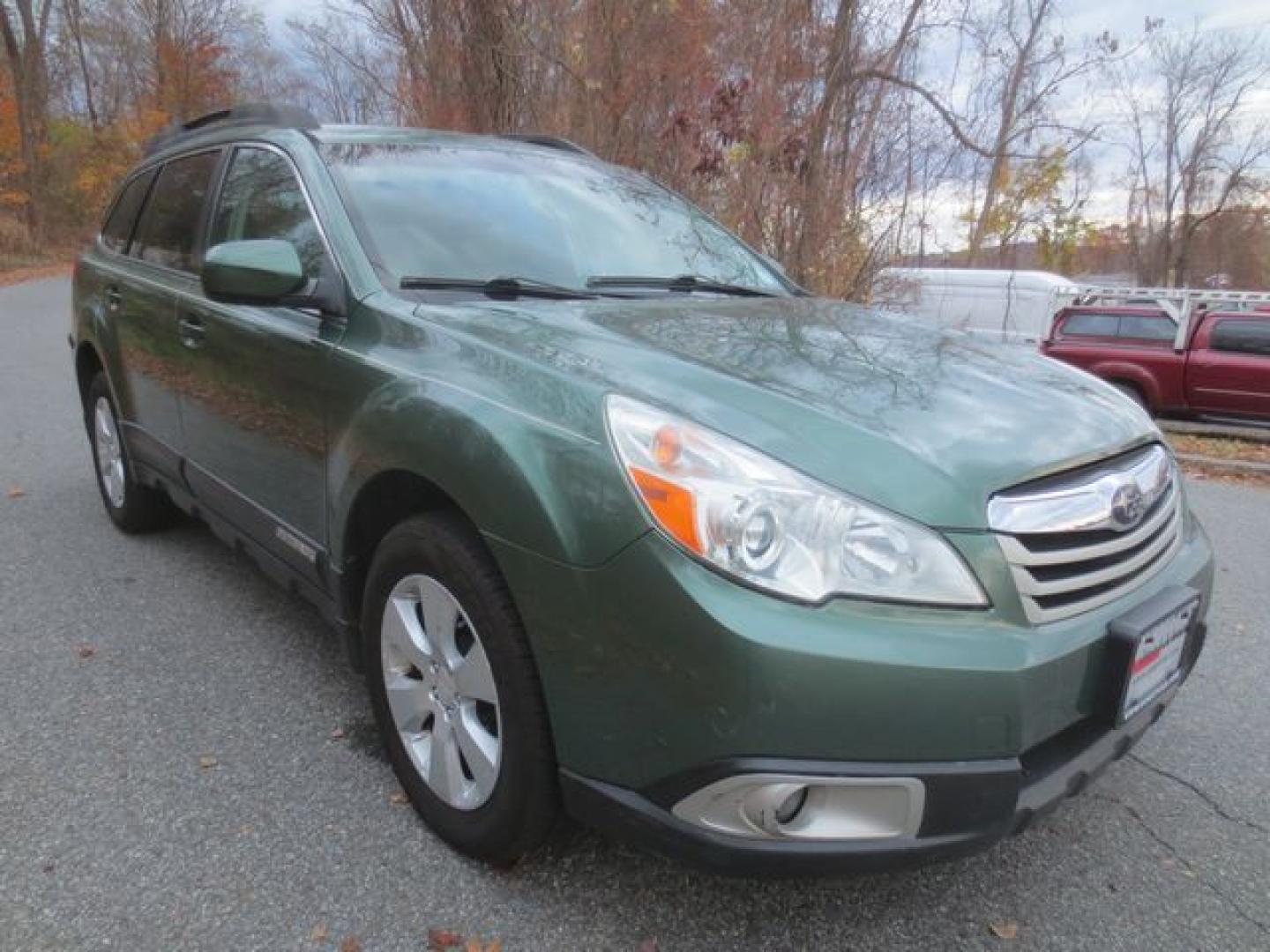 2011 Green /Tan Subaru Outback 2.5I Premium (4S4BRBCC3B3) with an 2.5L H4 DOHC 16V engine, Automatic transmission, located at 270 US Route 6, Mahopac, NY, 10541, (845) 621-0895, 41.349022, -73.755280 - Photo#1