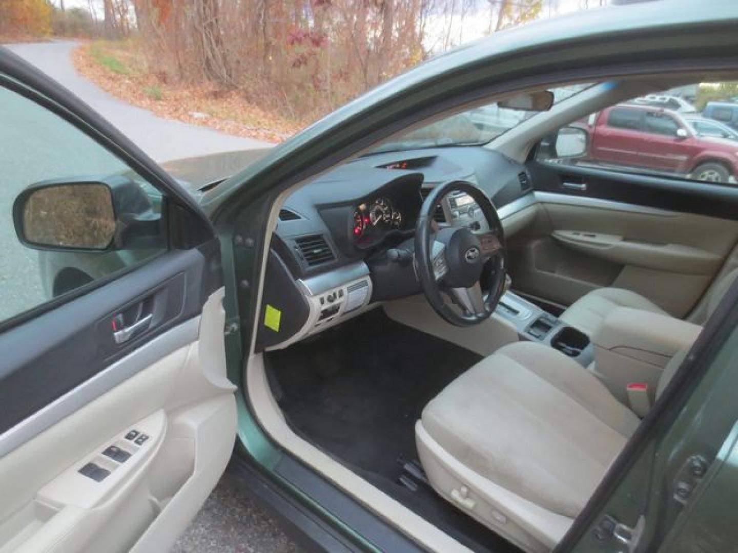 2011 Green /Tan Subaru Outback 2.5I Premium (4S4BRBCC3B3) with an 2.5L H4 DOHC 16V engine, Automatic transmission, located at 270 US Route 6, Mahopac, NY, 10541, (845) 621-0895, 41.349022, -73.755280 - Photo#6