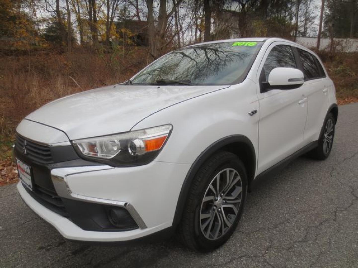 2016 White /Black Mitsubishi Outlander Sport SE (JA4AR3AW7GZ) with an 2.4L L4 DOHC 16V engine, Automatic transmission, located at 270 US Route 6, Mahopac, NY, 10541, (845) 621-0895, 41.349022, -73.755280 - Photo#0