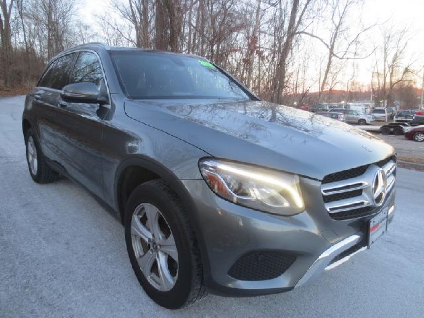 2018 Gray /Black Mercedes-Benz GLC-Class GLC300 4MATIC (WDC0G4KB5JV) with an 2.0L L4 DOHC 16V TURBO engine, Automatic 9 speed transmission, located at 270 US Route 6, Mahopac, NY, 10541, (845) 621-0895, 41.349022, -73.755280 - Photo#1