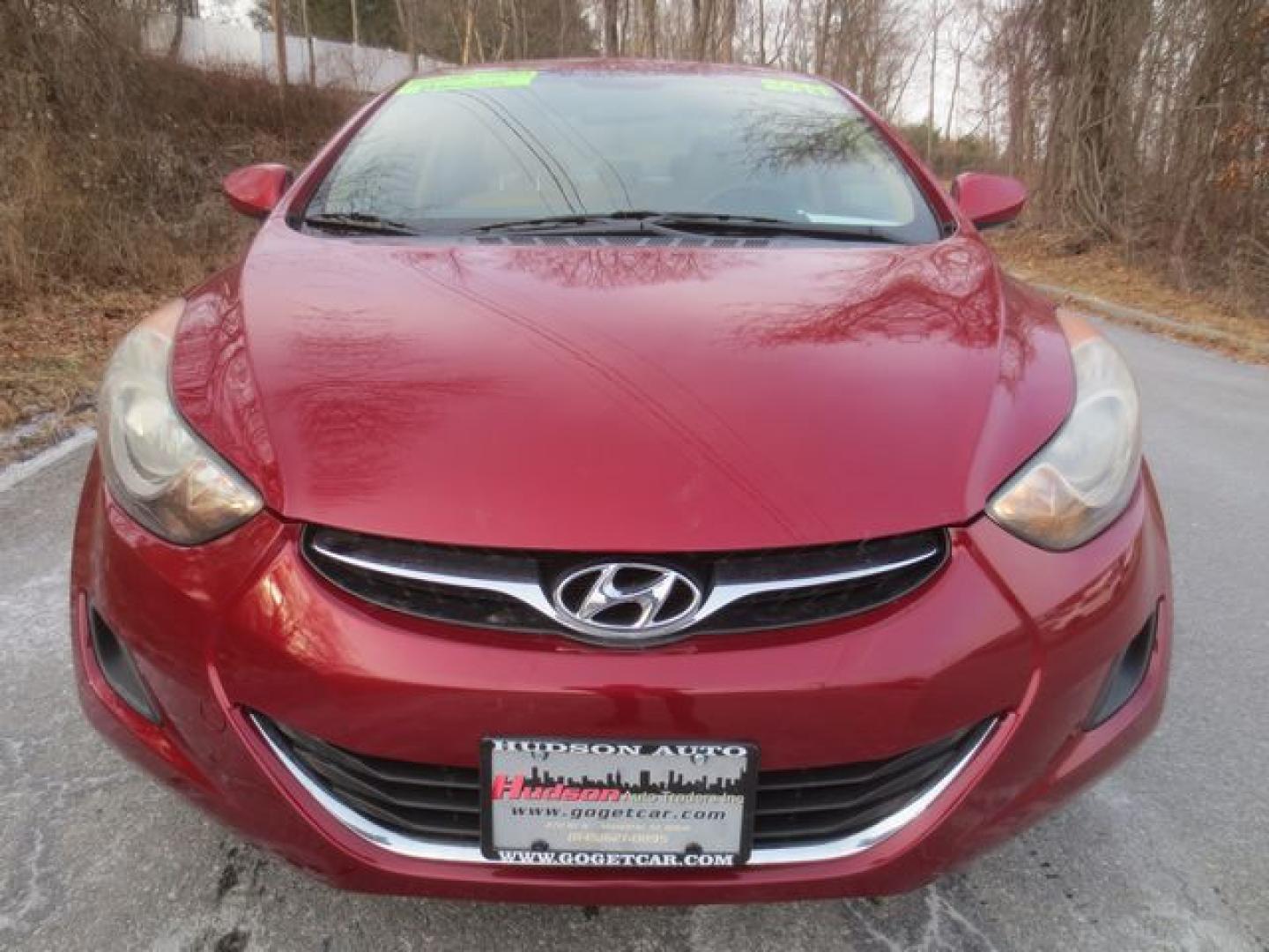 2011 Red /Tan Hyundai Elantra GLS (KMHDH4AE5BU) with an 1.8L L4 DOHC 16V engine, 6-Speed Automatic transmission, located at 270 US Route 6, Mahopac, NY, 10541, (845) 621-0895, 41.349022, -73.755280 - Photo#2