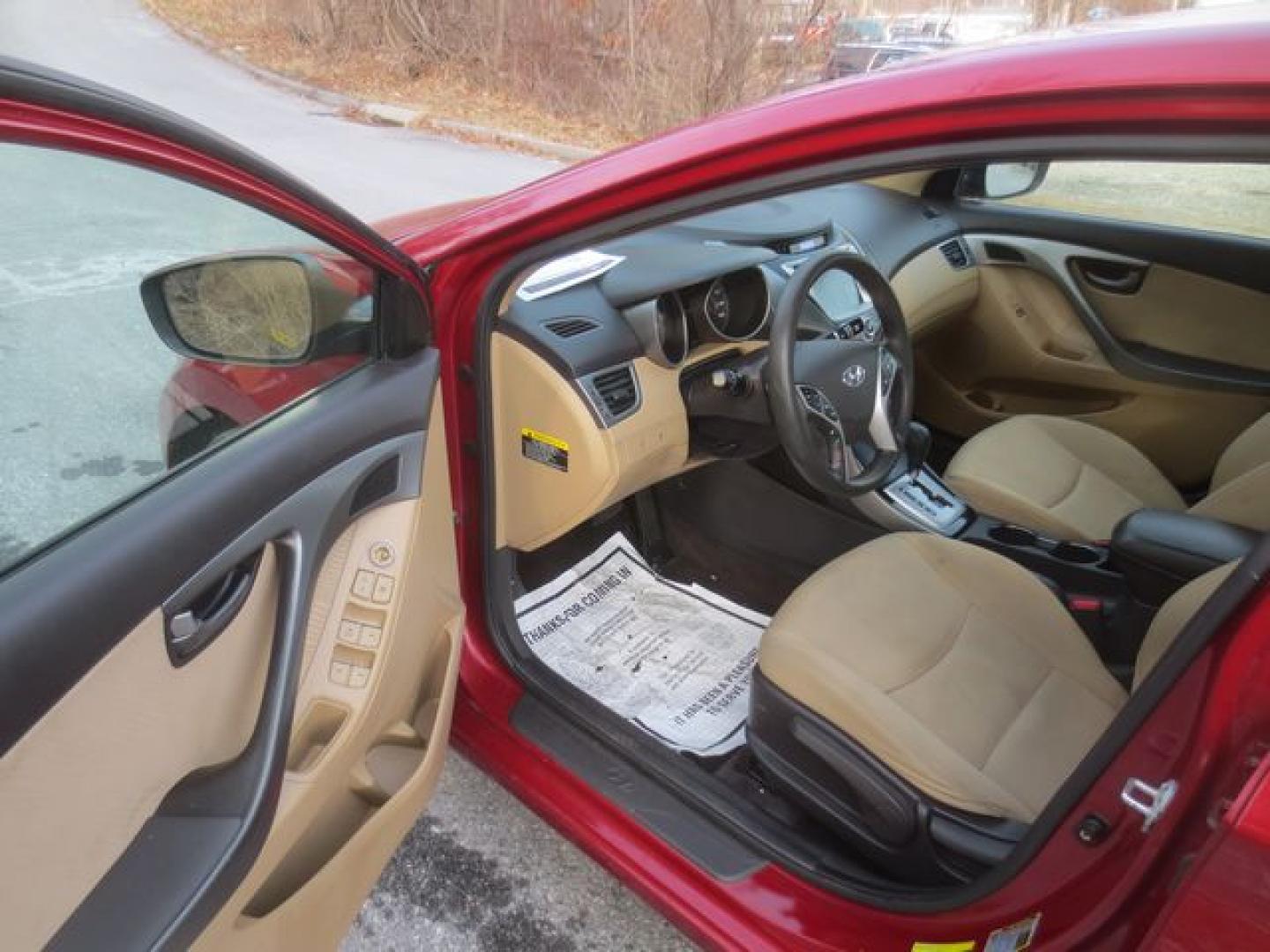 2011 Red /Tan Hyundai Elantra GLS (KMHDH4AE5BU) with an 1.8L L4 DOHC 16V engine, 6-Speed Automatic transmission, located at 270 US Route 6, Mahopac, NY, 10541, (845) 621-0895, 41.349022, -73.755280 - Photo#6