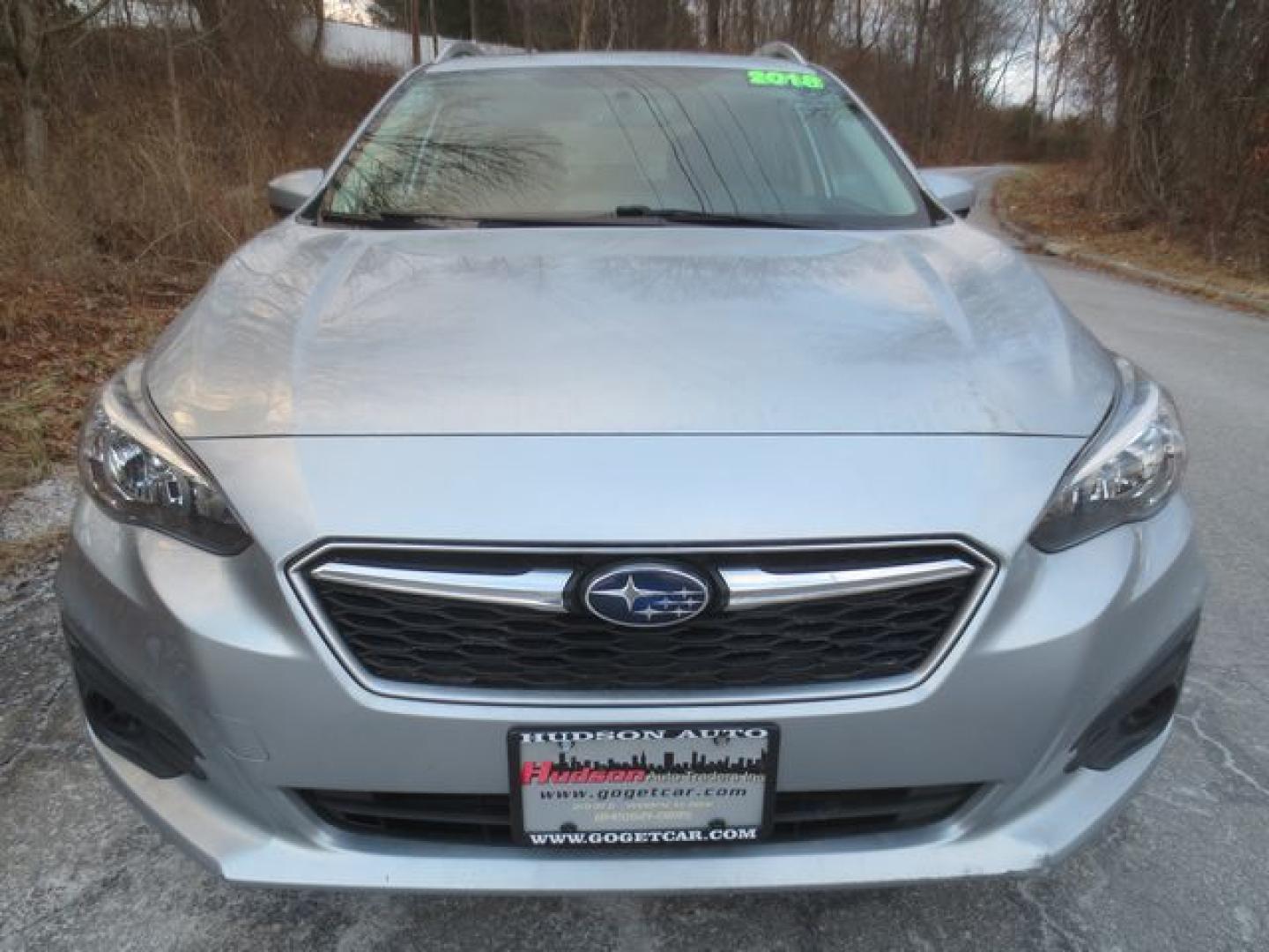 2018 Silver /Black Subaru Impreza Premium (4S3GTAB63J3) with an 2.0L H4 DOHC 16V engine, Automatic transmission, located at 270 US Route 6, Mahopac, NY, 10541, (845) 621-0895, 41.349022, -73.755280 - Photo#2