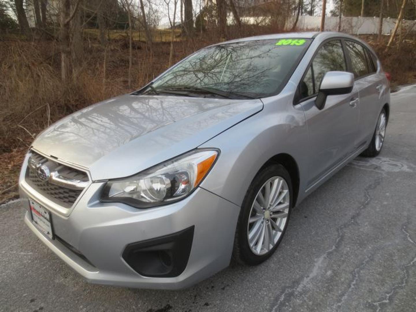 2013 Silver /Black Subaru Impreza Premium Plus (JF1GPAD61D2) with an 2.0L H4 DOHC 16V engine, Automatic transmission, located at 270 US Route 6, Mahopac, NY, 10541, (845) 621-0895, 41.349022, -73.755280 - Photo#0