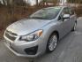 2013 Silver /Black Subaru Impreza Premium Plus (JF1GPAD61D2) with an 2.0L H4 DOHC 16V engine, Automatic transmission, located at 270 US Route 6, Mahopac, NY, 10541, (845) 621-0895, 41.349022, -73.755280 - Photo#0