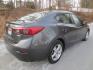 2014 Gray /Black Mazda MAZDA3 i Sport (3MZBM1U78EM) with an 2.0L L4 DOHC 16V engine, 6-Speed Manual transmission, located at 270 US Route 6, Mahopac, NY, 10541, (845) 621-0895, 41.349022, -73.755280 - Photo#3