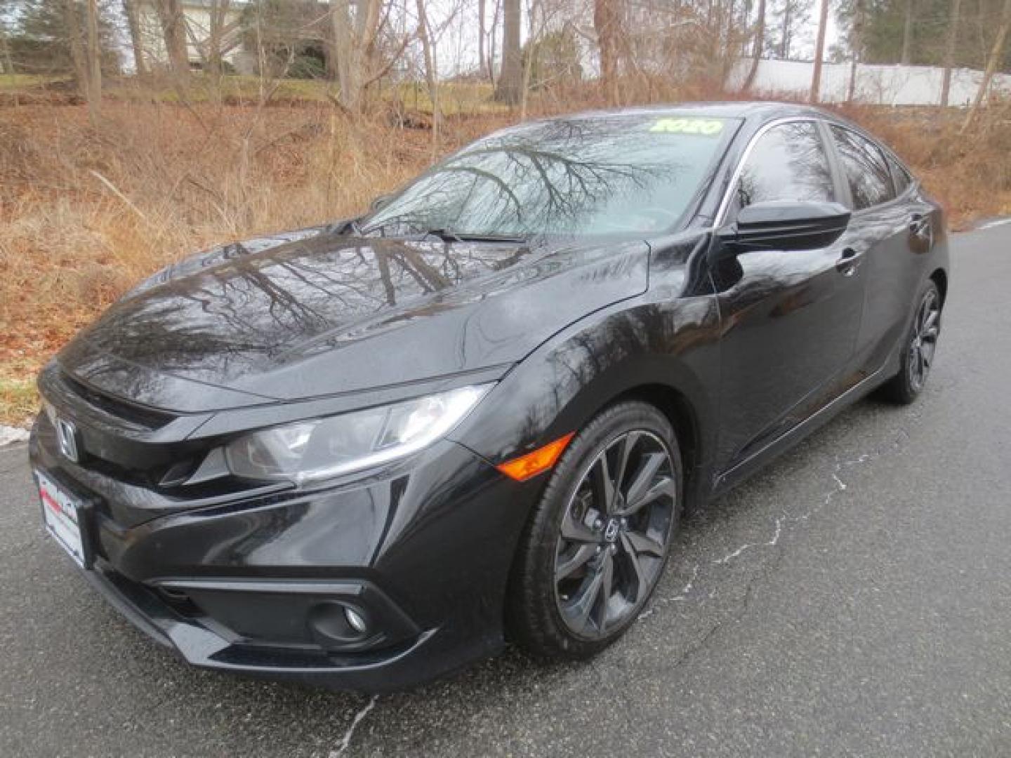 2020 Black /Black Honda Civic EX (2HGFC2F89LH) with an 2.0L L4 DOHC 16V engine, Automatic transmission, located at 270 US Route 6, Mahopac, NY, 10541, (845) 621-0895, 41.349022, -73.755280 - Photo#0